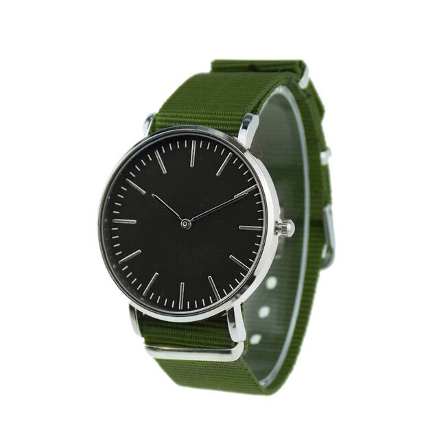 Fashion Favorite Dexx Green Horloge | Groen | Nylon  Band