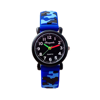 Fashion Favorite Army Kinderhorloge 3D - Blauw