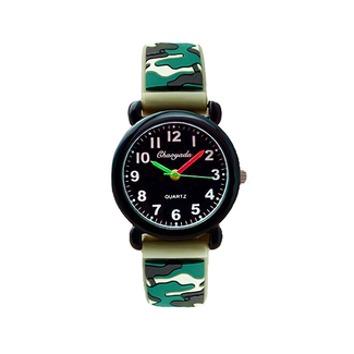 Fashion Favorite Army Kinderhorloge 3D - Groen