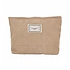 Fashion Favorite Toilettas Corduroy | Rib Taupe | Make-Up Tas | Katoen/Polyester