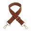 Fashion Favorite Bag Strap / Tas Riem Boho | Zwart/Cognac