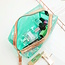 Fashion Favorite Make-Up / Toilettas | Glitter Groen | 17,5 x 10,5 x 7,5 cm | Fashion Favorite