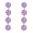 Fashion Favorite Smiley Oorbellen | Paars