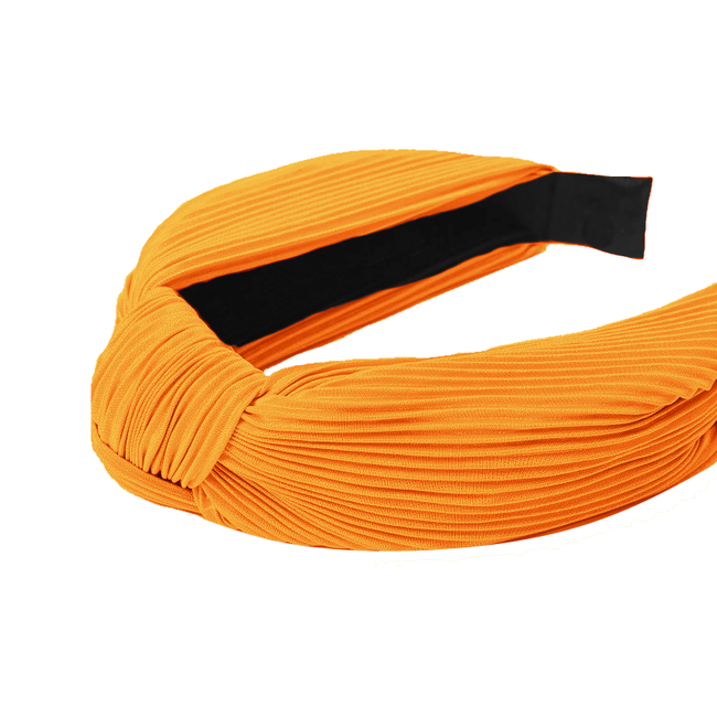 Fashion Favorite Geplisseerde Diadeem / Haarband - Oranje