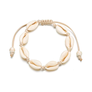 Fashion Favorite Enkelband Schelp | Beige/Creme