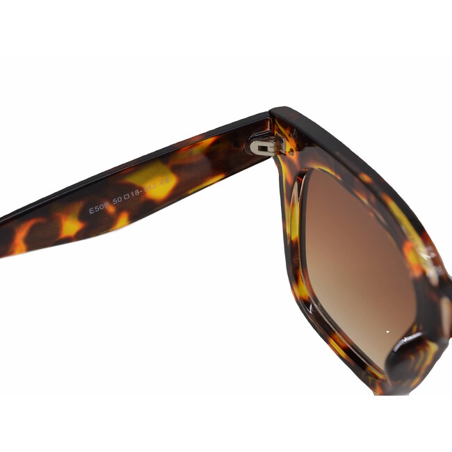 Sun Square Zonnebril | Flame Brown | Fashion Favorite