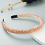 Fashion Favorite Summer Strass Diadeem | Zalmroze | Kunststof / Polyester | Fashion Favorite