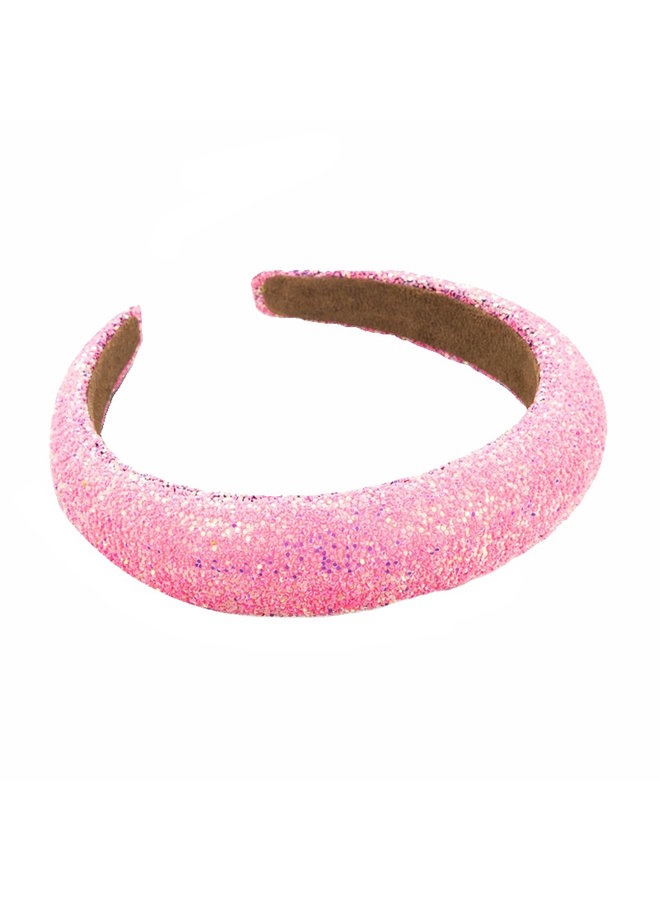 Colorful Haarband / Diadeem | Glossy Pink | Fashion Favorite