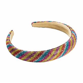 Fashion Favorite Glamour Haarband / Diadeem | Rainbow