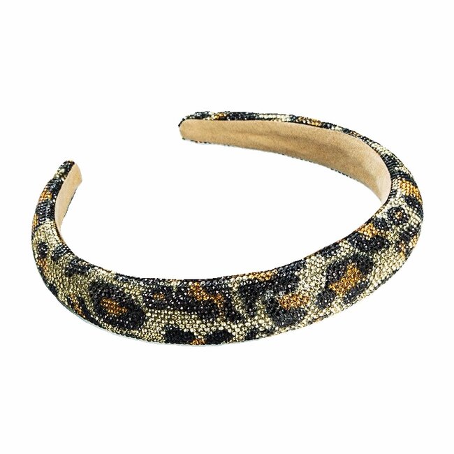 Fashion Favorite Glamour Haarband / Diadeem |  Leopard Brown | Fashion Favorite