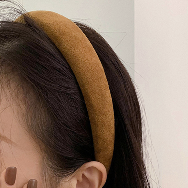 Suede Diadeem / Haarband | Cognac | Suede / Polyester | Fashion Favorite
