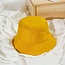 Bucket Hat - Donkergeel | Katoen | Fashion Favorite