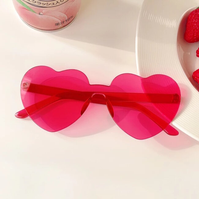 Festival Bril Hart - Rood | Fashion Favorite