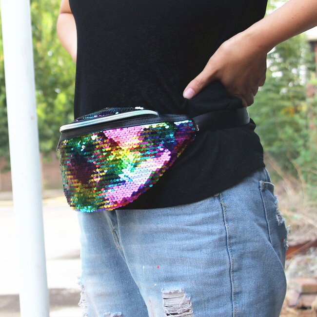 Heuptas Glitter - Rose/Silver | Pailletten / Polyester | Fashion Favorite