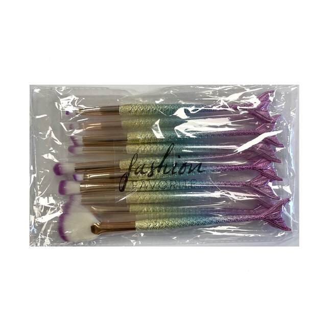 Make-up Kwasten - Kwastenset | Unicorn / Eenhoorn | 10 stuks