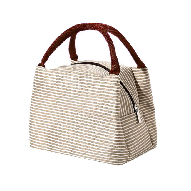 Fashion Favorite Koeltas - Beige / Wit | Lunchtas | Nylon | Fashion Favorite