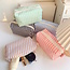 Pied De Poule / Toilettas - Blauw/Wit | 18 x 10 x 10 cm | Fashion Favorite
