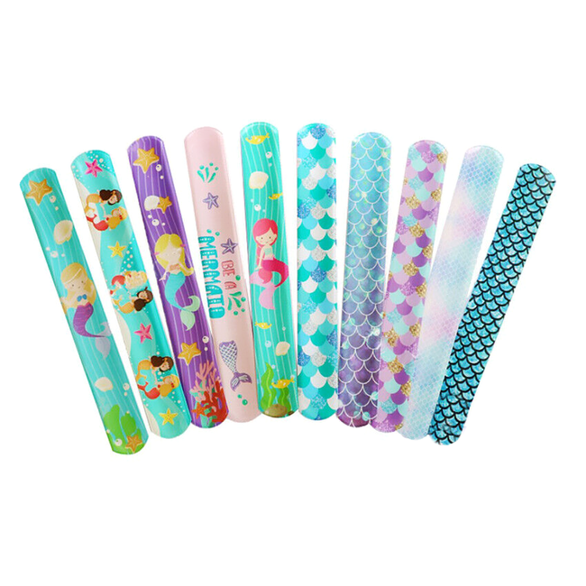 10 stuks - Klaparmband Zeemeermin / Mermaid