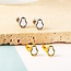 Fashion Favorite Pinguin Stud Oorknopjes/Oorbellen | Zilverkleurig | Stainless Steel