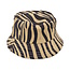 Fashion Favorite Kinder Bucket Hat - Zebra Zwart/Beige