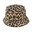 Fashion Favorite Kinder Bucket Hat - Panter Zwart/Beige