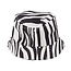 Fashion Favorite Kinder Bucket Hat - Zebra Zwart/Wit | 52-54 cm | Katoen