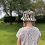 Fashion Favorite Kinder Bucket Hat - Panter Zwart/Beige | 52-54 cm | Katoen