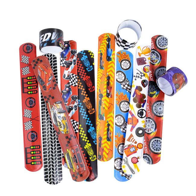 12 stuks - Klaparmband Racing | Fashion Favorite