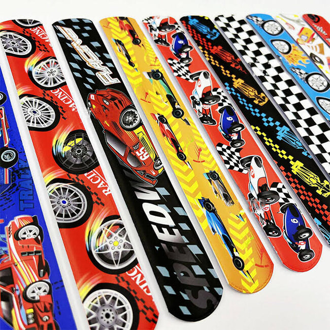 12 stuks - Klaparmband Racing | Fashion Favorite