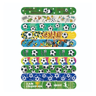 Fashion Favorite Klaparmband Voetbal | 10 stuks