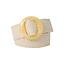 Fashion Favorite Colorful Gevlochten Riem - Creme