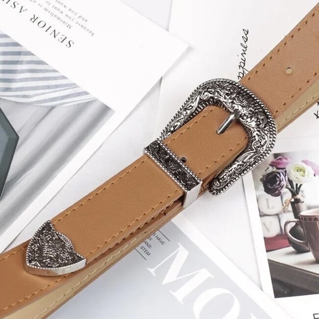 Western Riem | Zwart | 88 cm | Kunstleer