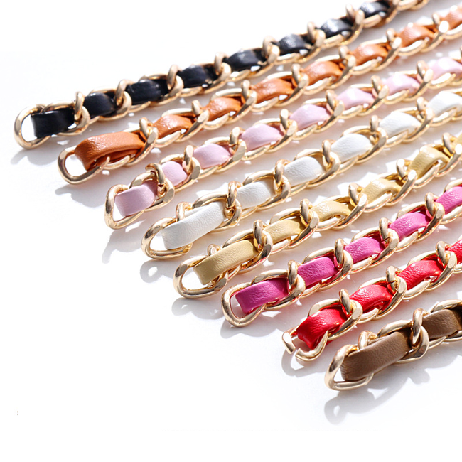 Bag Strap / Tas Riem Chain - Zwart/Goud | 120 cm | Schouderriem