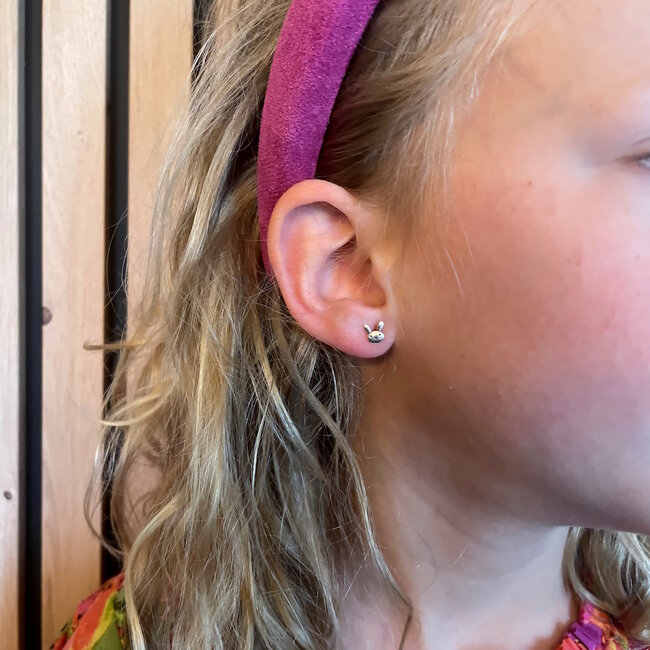 Konijn Stud Oorknopjes/Oorbellen | 925 Zilver | Fashion Favorite