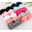 Fluffy Make-up Haarband - Lila | Badstof | Masker/Gezichtsverzorging