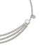 Fashion Favorite Buikketting Chain Coin - Zilverkleurig | 85 cm | Bijoux