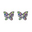 Fashion Favorite Glitter Oorknopjes - Vlinder | Bijoux | 1,2 x 1,5 cm