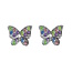 Fashion Favorite Glitter Oorknopjes - Vlinder
