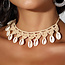 Fashion Favorite Macrame Boho Shell 3-in 1 Ketting - Beige | Ibiza Style