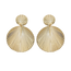 Fashion Favorite Sea Shell Oorhangers | Goudkleurig | 6 x 4 cm