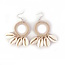 Fashion Favorite Sea Shell Oorhangers - Beige