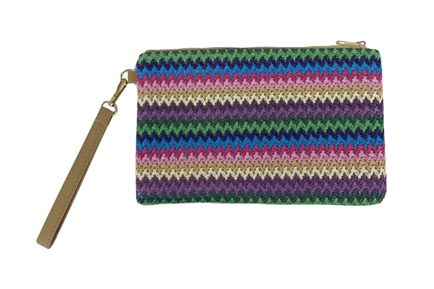 Yarah Ibiza Clutch | Groen/Roze | Telefoontasje / Handtas - Fashion ...