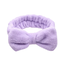 Fluffy Make-up Haarband - Lila | Badstof | Masker/Gezichtsverzorging