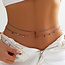 Fashion Favorite Belly Chain - Buikketting Coin | Zilverkleurig