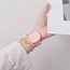 Fashion Favorite Pastel Color Horloge Square - Soft Pink | Siliconen | Ø 38 mm