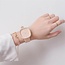 Fashion Favorite Pastel Color Horloge Square - Cream Vanilla | Siliconen | Ø 38 mm