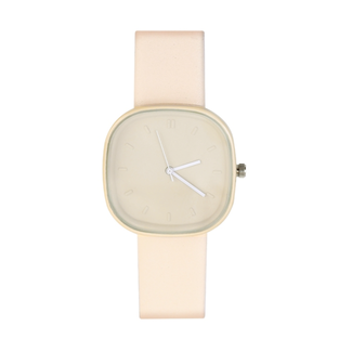 Fashion Favorite Pastel Color Horloge Square - Cream Vanilla