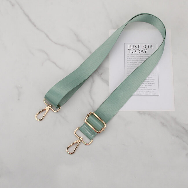 Bag Strap / Tas Riem Effen - Jadegroen | 130 x 3,8 cm