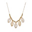 Fashion Favorite Ibiza Shell/Schelp Ketting - Goudkleurig/ Wit | 50 + 7 cm | Fashion Favorite