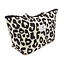 Fashion Favorite Shopper Leopard  - Hot Black | 36 x 33 x 18 cm | Canvas/Katoen